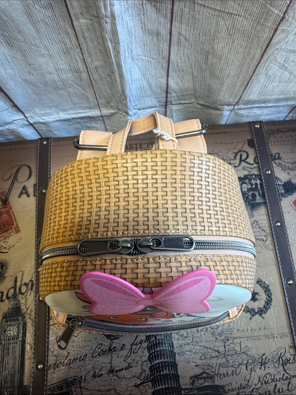 NWT Loungefly Disney The Aristocats Kitten Basket Mini Backpack - Picture 12 of 14